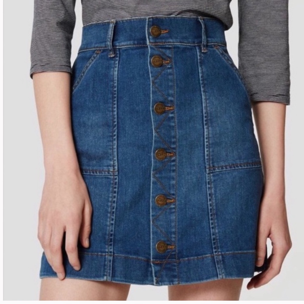 Ann Taylor loft denim skirt